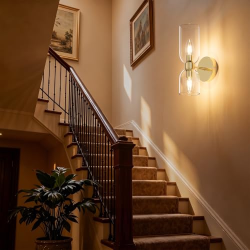 Gold Wall Sconces Set of Two (2 Count)