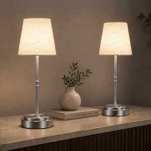 Cordless Table Lamps 2 Pack (2 Count)