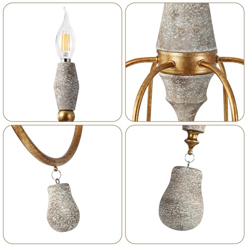 28.5" French Country Chandelier