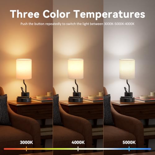 Bedside Lamps for Bedroom Set of 2 (2 Count)