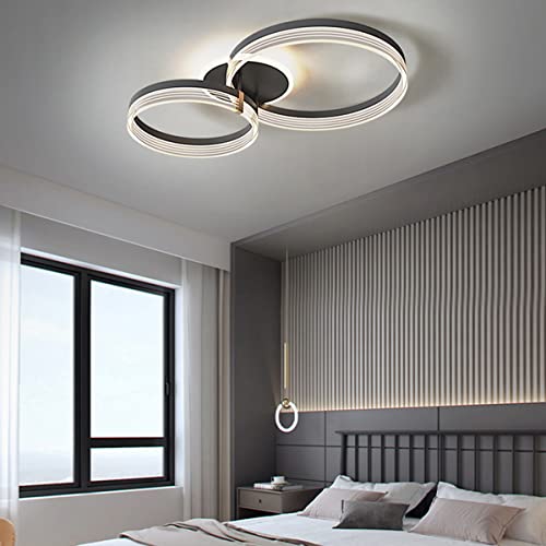 Chaners Ceiling Light Acrylic Ring Ceiling Light LED with Remote Control Dining Room Bedroom Lamp Living