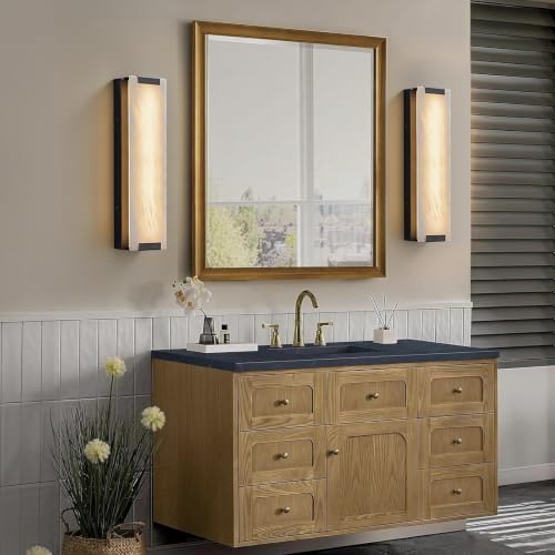 19.6" Alabaster Wall Sconce