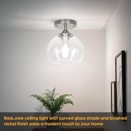 Modern Semi Flush Mount Ceiling Light Fixture
