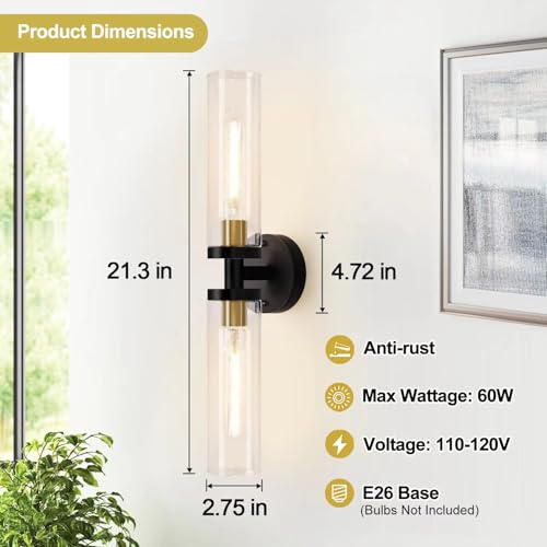 Hardwired Wall Sconces Set of Two (2 Count)