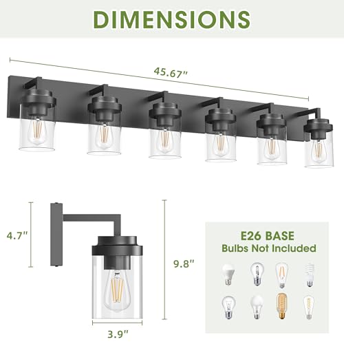 Bathroom Vanity Light (6 Count)