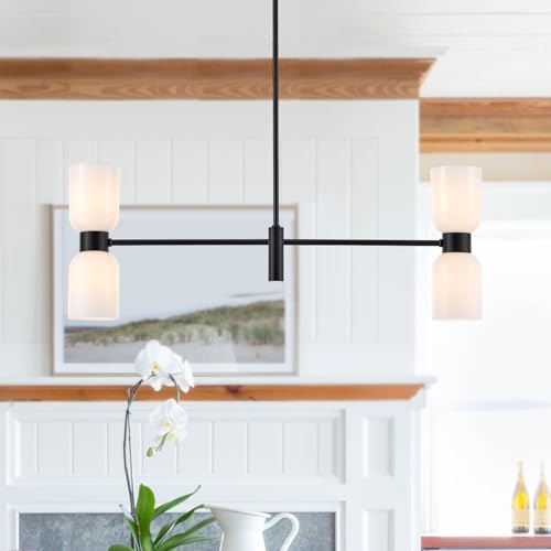 Modern Linear Chandelier for Kitchen Island