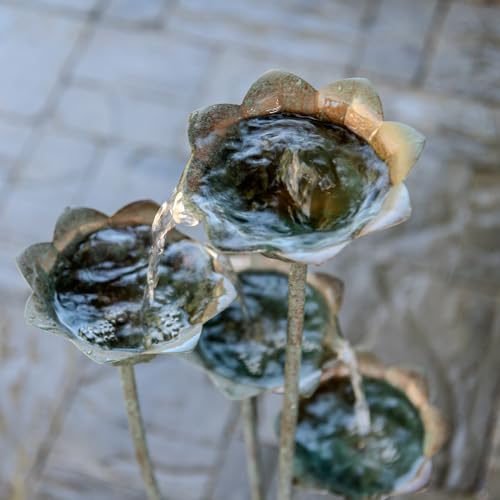 35 Inch Freestanding Sculptural Metal Multi