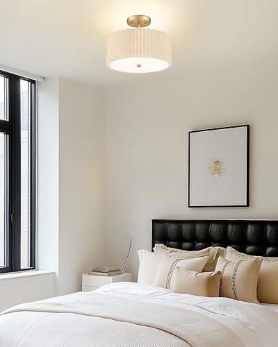 Gold Semi Flush Mount Ceiling Lights