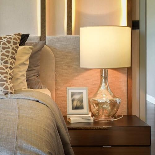 CreamWhite Set of2 Lampshade Requires Self (2 Count)