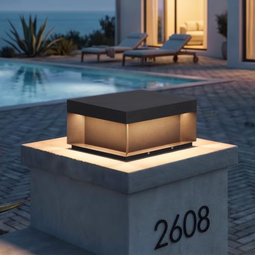 11.8'' Outdoor Post Lights Hard Wired