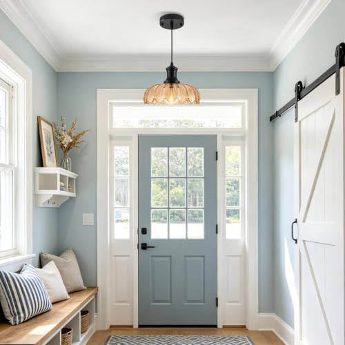 Amber Gold Pendant Light