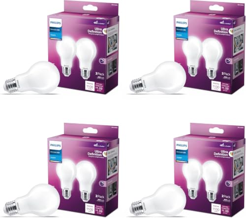 75W A19 4 Pack Ultra Definition Daylight (4 Count)