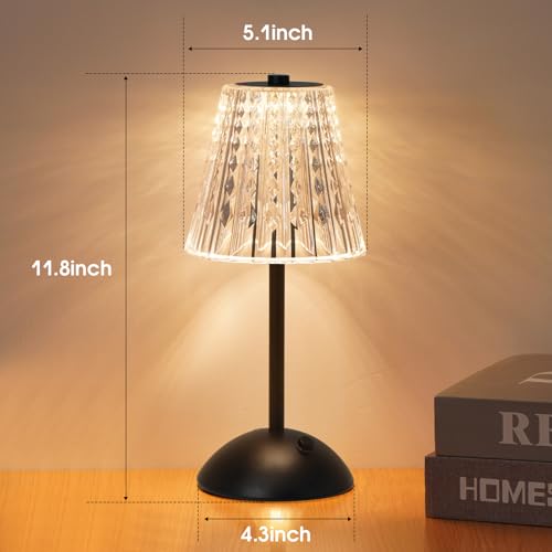 2 Pack Cordless Touch Table Lamp