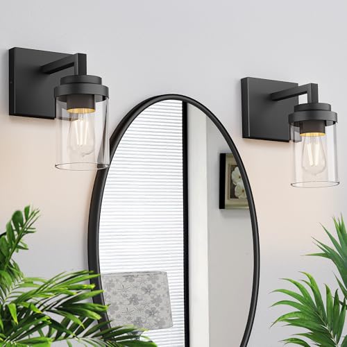 Matte Black Wall Lights (50 Count)