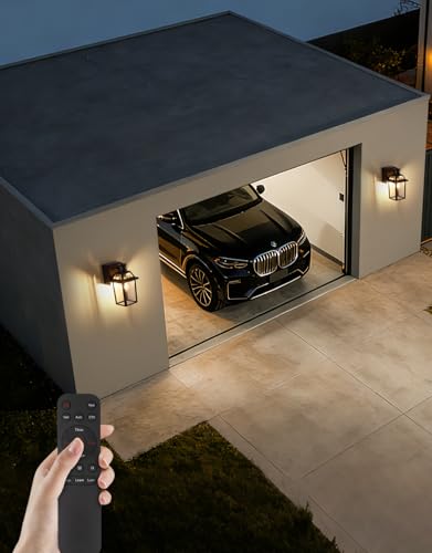 Porch Light with GFCI Outlet and Remote