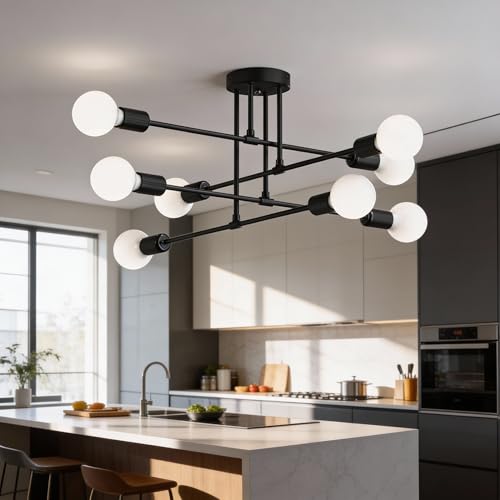 Modern Sputnik Chandelier Ceiling Light Fixtures