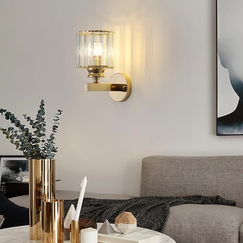 Hardwired Crystal Wall Sconces