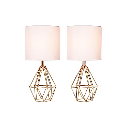 Gold Small Table Lamp Set of 2