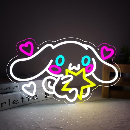 Anime Theme Cartoon LED Neon Sign for Wall Decor (Cinnamoro)