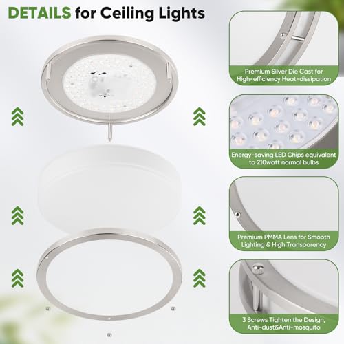 10 Inch LED Flush Mount Ceiling Light