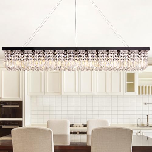 59 inch Modern Crystal Chandelier