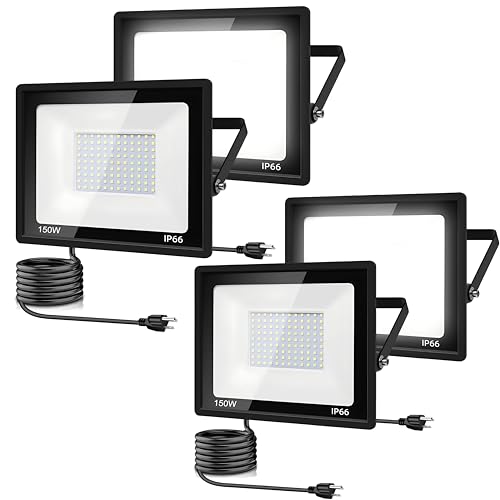 4Pack Outdoor LED Flood Light (4 Count)