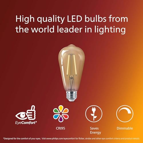 LED 75W ST19 4 (4 Count)