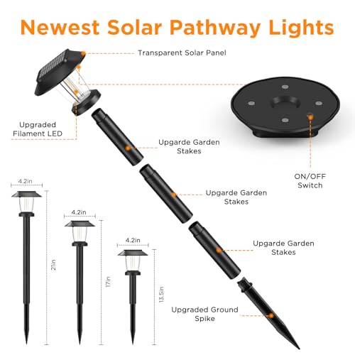 Solar Pathway Lights Outdoor
