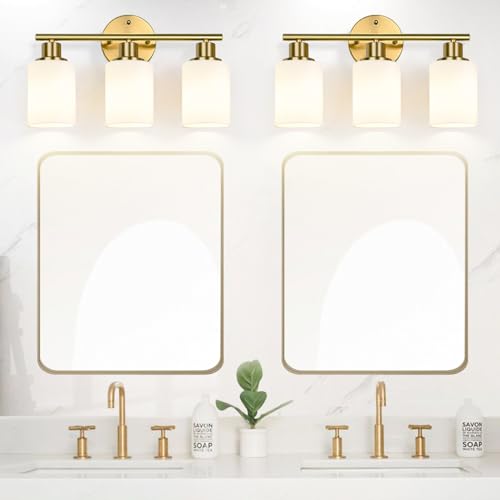 3 Light Bathroom Light Fixtures (3 Count)
