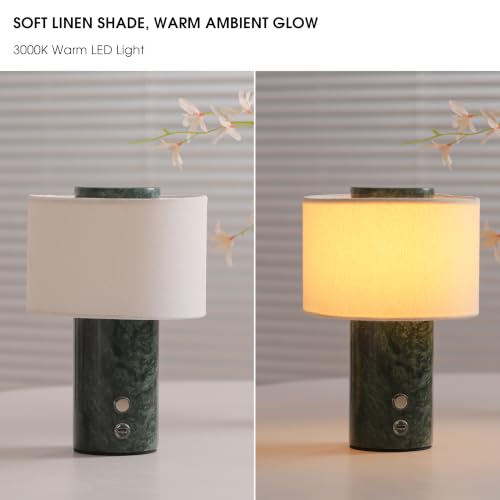 Marble Lamp Rechargeable Cordless Stone Touch Table Lamp