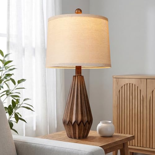 22” Set of 2 Modern Farmhouse Lamp for Living Room (2 Count)