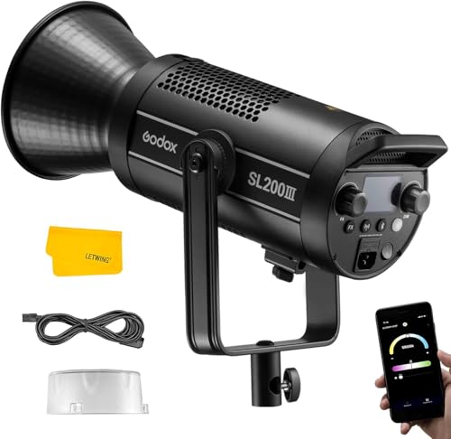 SL200III 215W Bowens Mount Daylight Balanced Led Video Light