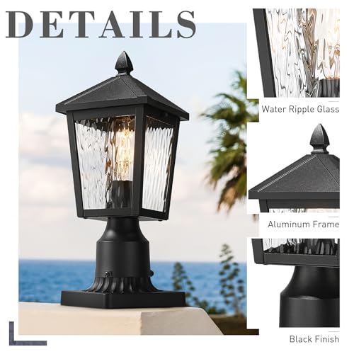 13.6 Inch Outdoor Light Fixture for Post
