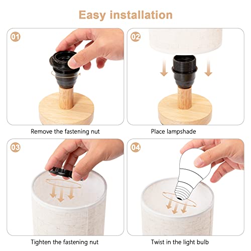 Small Bedside Table Lamp for Bedroom