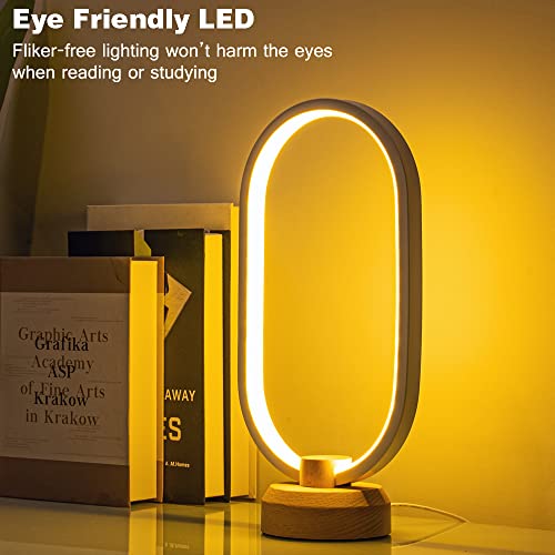 Modern Desk lamp LED Wood Table Lamp