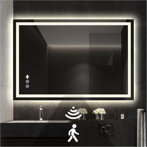 40" x 32" LED Lighted Bathroom Mirror with Lights