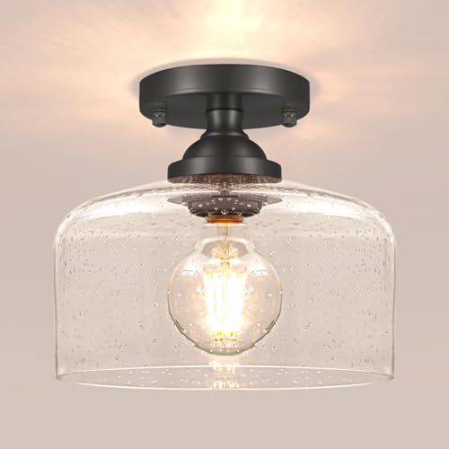 Small Semi Flush Mount Ceiling Light Fixture
