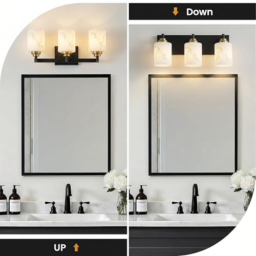 3 Light Bathroom Light Fixture
