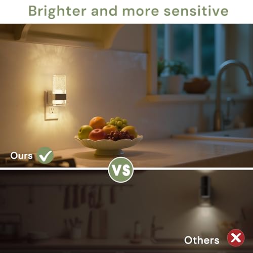 Night Light Dimmable Night Lights Plug into Wall (2 Count)