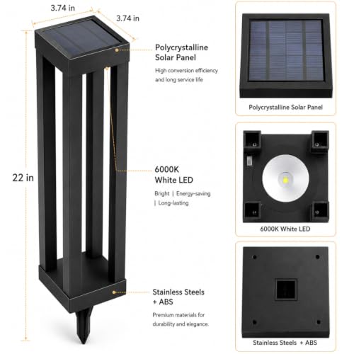 Outdoor Solar Floor Lamps