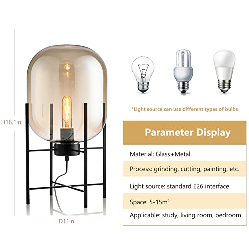 Modern Glass Table Lamp