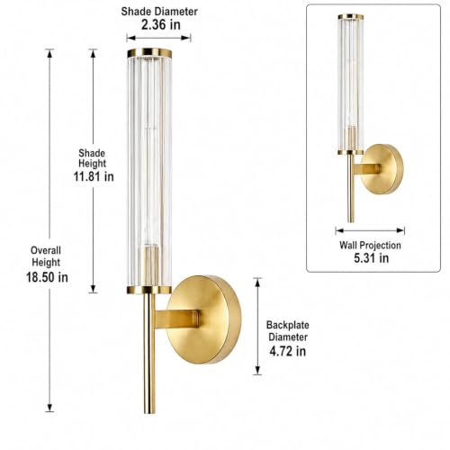 Gold Wall Sconce