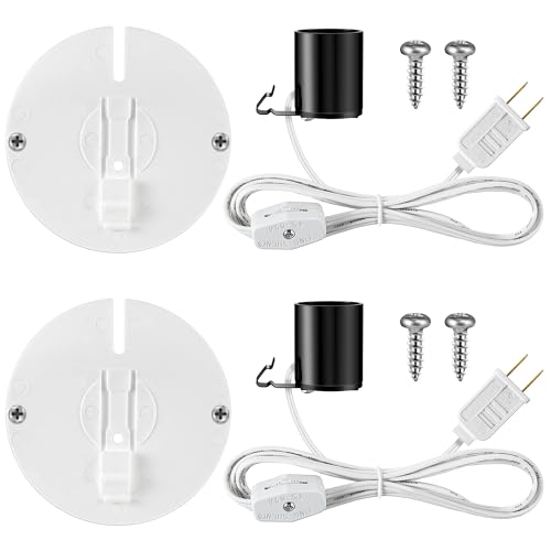2 Set Blow Mold Light Kit E26 E27 Socket