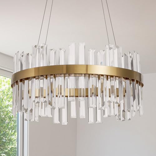 19.7" Modern LED Crystal Chandeliers