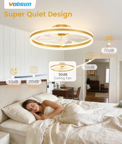 Low Profile Ceiling Fans with Lights and Remote
