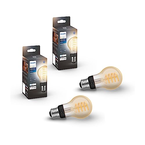 Smart 40W A19 Filament LED Bulb (2 Count)