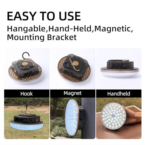 Rechargeable Camping Tent Hanging Light with Magnet