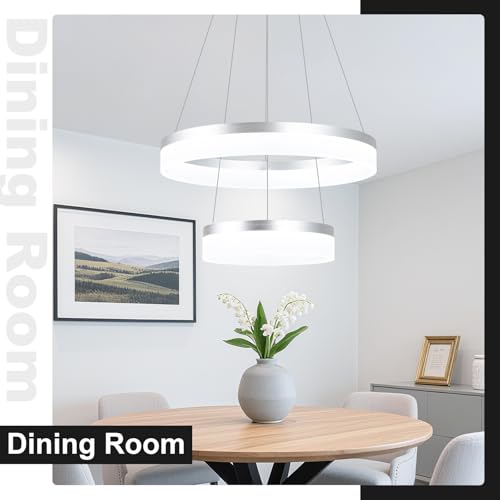 2 Ring Modern LED Chandelier
