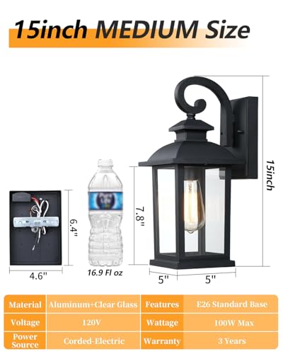 Outdoor Wall Lights for House 2 (2 Count)