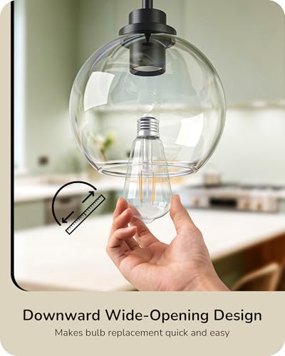Modern Pendant Lights Kitchen Island 2 Pack (2 Count)